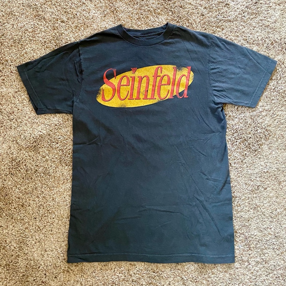 Vintage Seinfeld Distressed Logo Tee Shirt